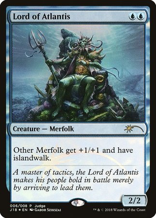 Lord of Atlantis (J18) [Judge Gift Cards 2018] | Eastridge Sports Cards & Games