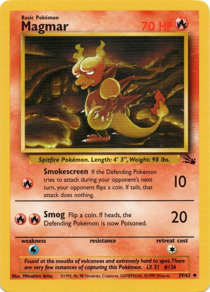 Magmar (39/62) [Fossil Unlimited] | Eastridge Sports Cards & Games