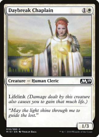 Daybreak Chaplain [Core Set 2019] | Eastridge Sports Cards & Games