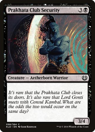 Prakhata Club Security [Kaladesh] | Eastridge Sports Cards & Games