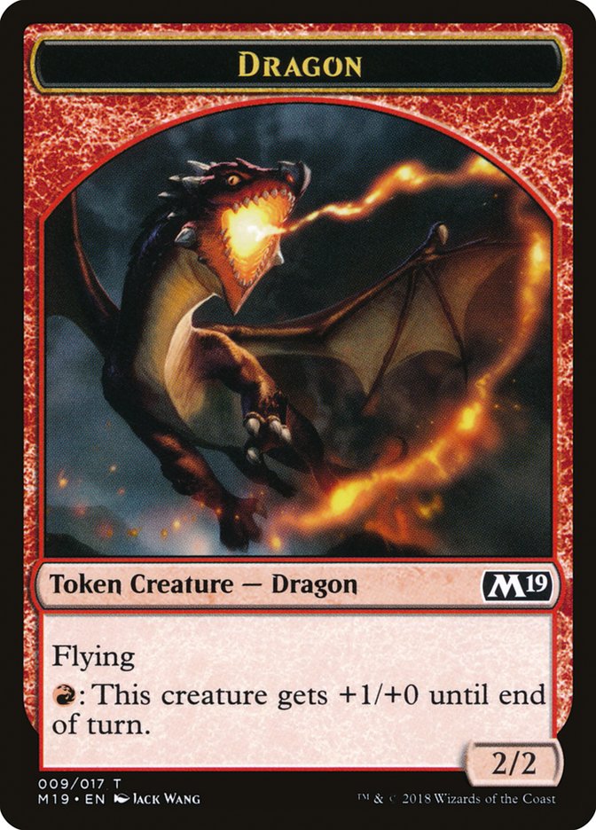 Dragon (009/017) [Core Set 2019 Tokens] | Eastridge Sports Cards & Games