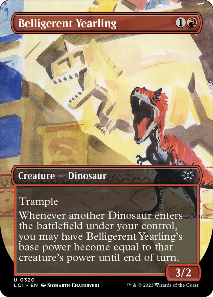 Belligerent Yearling (Borderless) [The Lost Caverns of Ixalan] | Eastridge Sports Cards & Games