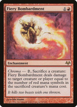 Fiery Bombardment [Eventide] | Eastridge Sports Cards & Games