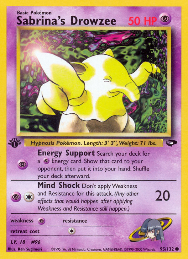 Sabrina's Drowzee (95/132) [Gym Challenge 1st Edition] | Eastridge Sports Cards & Games