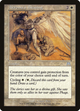 Akroma's Blessing [Onslaught] | Eastridge Sports Cards & Games