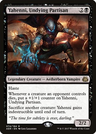 Yahenni, Undying Partisan [Aether Revolt] | Eastridge Sports Cards & Games