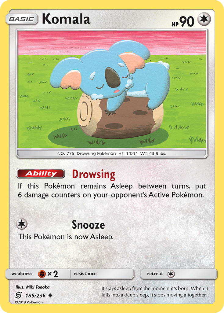 Komala (185/236) [Sun & Moon: Unified Minds] | Eastridge Sports Cards & Games
