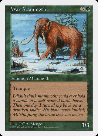 War Mammoth [Fifth Edition] | Eastridge Sports Cards & Games