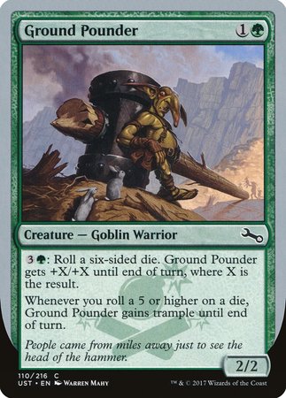 Ground Pounder [Unstable] | Eastridge Sports Cards & Games