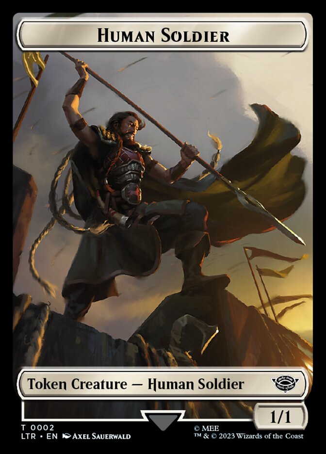 Human Soldier Token (02) [The Lord of the Rings: Tales of Middle-Earth Tokens] | Eastridge Sports Cards & Games