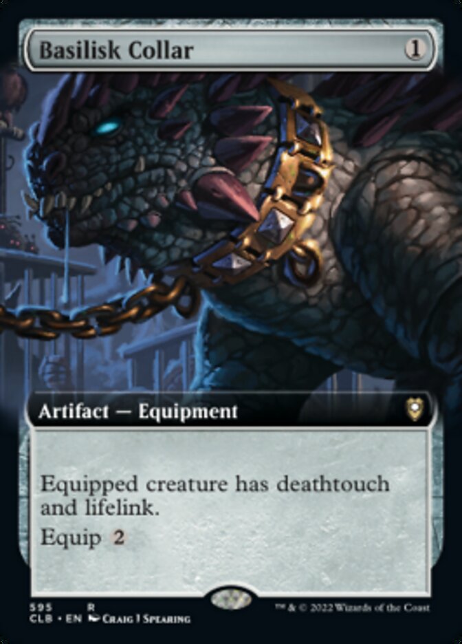 Basilisk Collar (Extended Art) [Commander Legends: Battle for Baldur's Gate] | Eastridge Sports Cards & Games