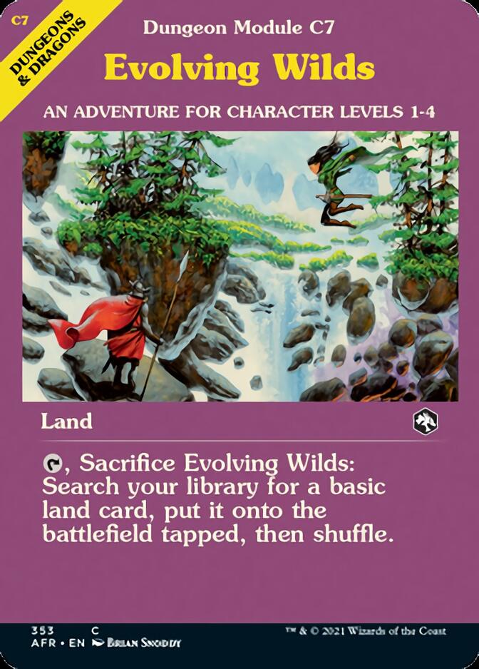 Evolving Wilds (Dungeon Module) [Dungeons & Dragons: Adventures in the Forgotten Realms] | Eastridge Sports Cards & Games