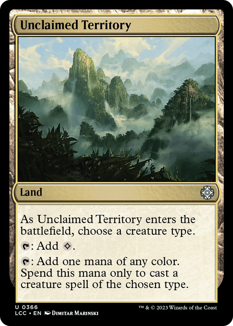 Unclaimed Territory [The Lost Caverns of Ixalan Commander] | Eastridge Sports Cards & Games