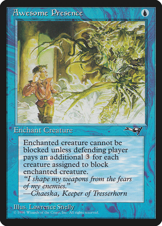 Awesome Presence (Creature Side) [Alliances] | Eastridge Sports Cards & Games