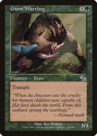 Giant Warthog [Judgment] | Eastridge Sports Cards & Games
