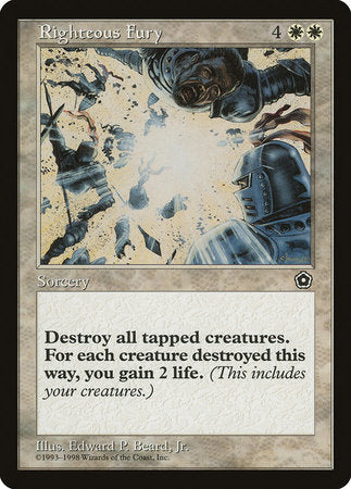 Righteous Fury [Portal Second Age] | Eastridge Sports Cards & Games