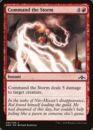 Command the Storm [Guilds of Ravnica] | Eastridge Sports Cards & Games