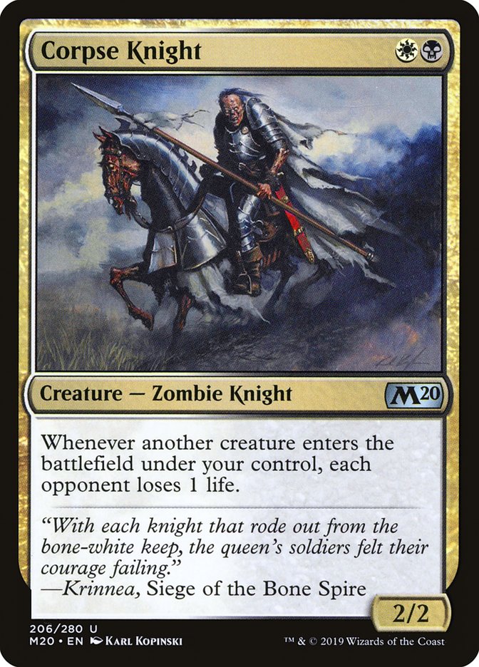 Corpse Knight [Core Set 2020] | Eastridge Sports Cards & Games