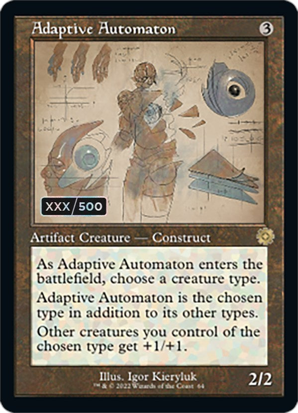 Adaptive Automaton (Retro Schematic) (Serial Numbered) [The Brothers' War Retro Artifacts] | Eastridge Sports Cards & Games