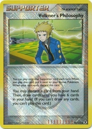 Volkner's Philosophy (98/111) (Player Reward) [Platinum: Rising Rivals] | Eastridge Sports Cards & Games