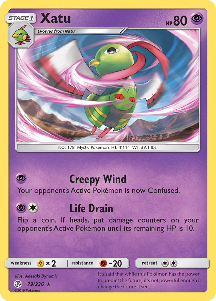 Xatu (79/236) [Sun & Moon: Cosmic Eclipse] | Eastridge Sports Cards & Games