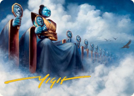 Myojin of Cryptic Dreams Art Card (Gold-Stamped Signature) [Kamigawa: Neon Dynasty Art Series] | Eastridge Sports Cards & Games