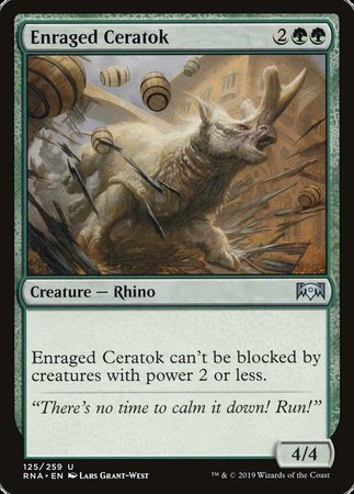 Enraged Ceratok [Ravnica Allegiance] | Eastridge Sports Cards & Games