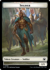 Soldier // Insect Double-Sided Token [March of the Machine Commander Tokens] | Eastridge Sports Cards & Games