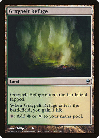 Graypelt Refuge [Zendikar] | Eastridge Sports Cards & Games