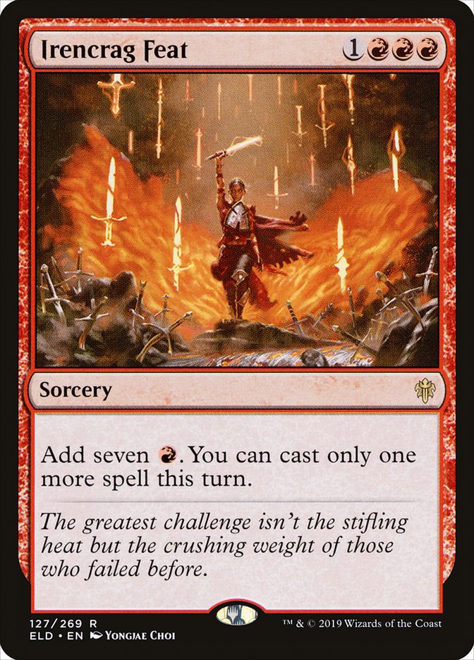 Irencrag Feat [Throne of Eldraine] | Eastridge Sports Cards & Games