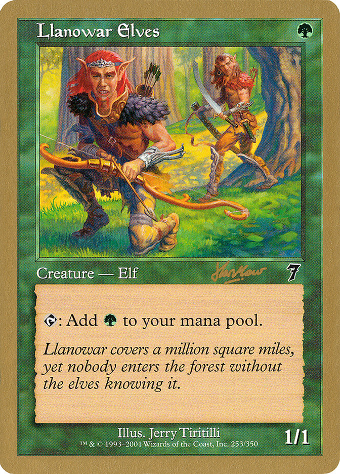 Llanowar Elves (Sim Han How) [World Championship Decks 2002] | Eastridge Sports Cards & Games