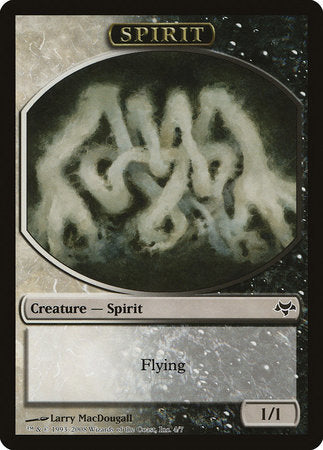 Spirit Token (Black/White) [Eventide Tokens] | Eastridge Sports Cards & Games