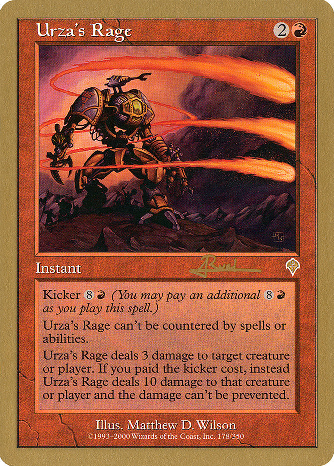 Urza's Rage (Antoine Ruel) [World Championship Decks 2001] | Eastridge Sports Cards & Games