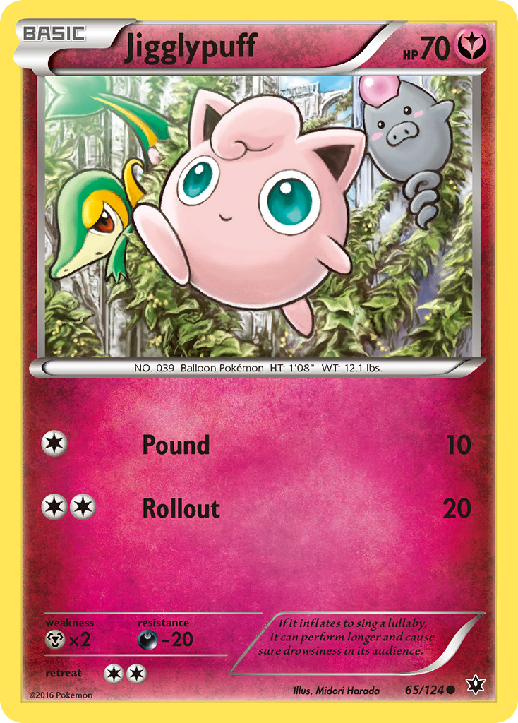 Jigglypuff (65/124) [XY: Fates Collide] | Eastridge Sports Cards & Games