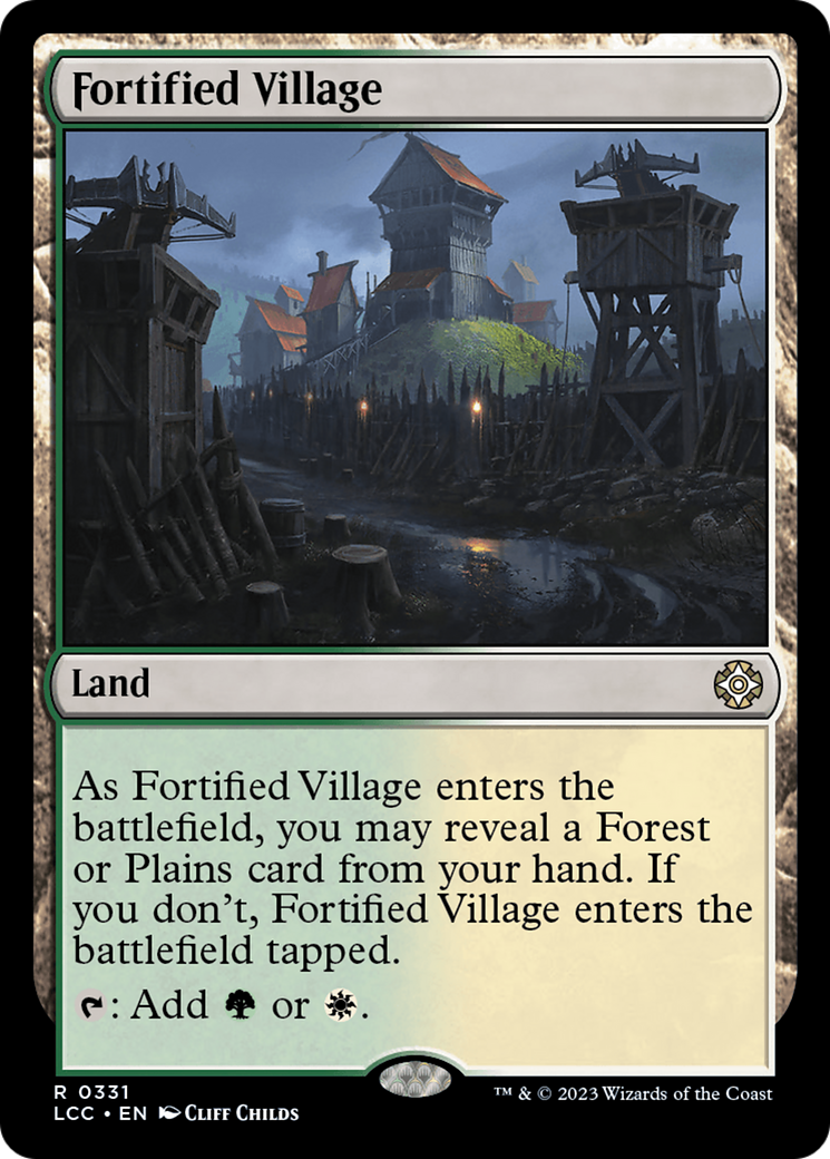 Fortified Village [The Lost Caverns of Ixalan Commander] | Eastridge Sports Cards & Games