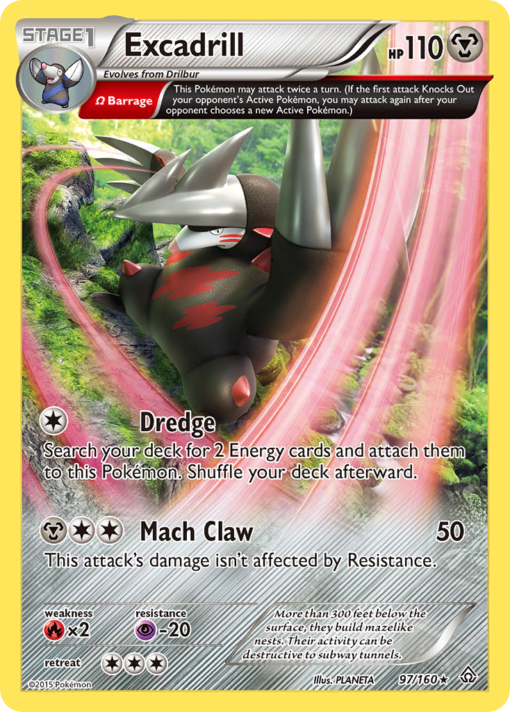 Excadrill (97/160) [XY: Primal Clash] | Eastridge Sports Cards & Games