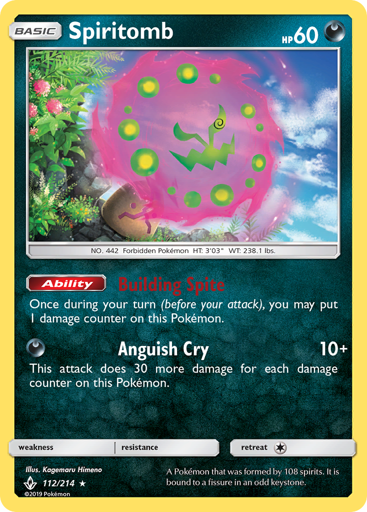 Spiritomb (112/214) [Sun & Moon: Unbroken Bonds] | Eastridge Sports Cards & Games