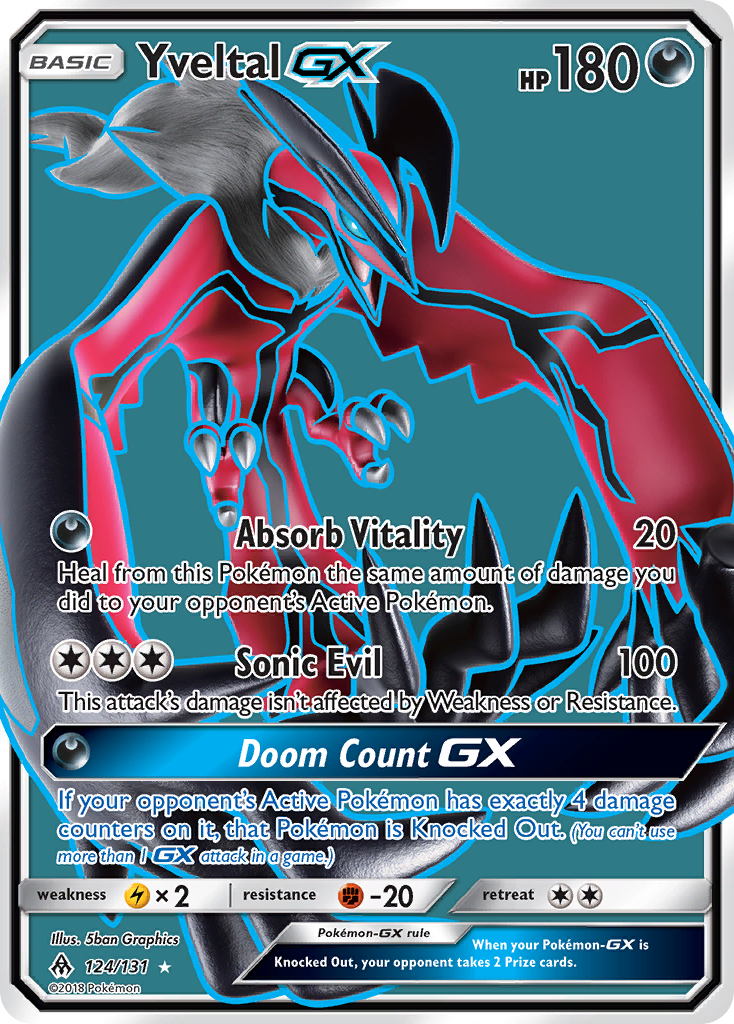 Yveltal GX (124/131) [Sun & Moon: Forbidden Light] | Eastridge Sports Cards & Games