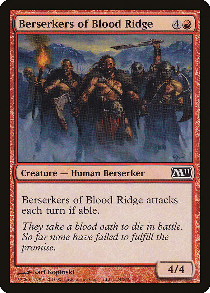 Berserkers of Blood Ridge [Magic 2011] | Eastridge Sports Cards & Games
