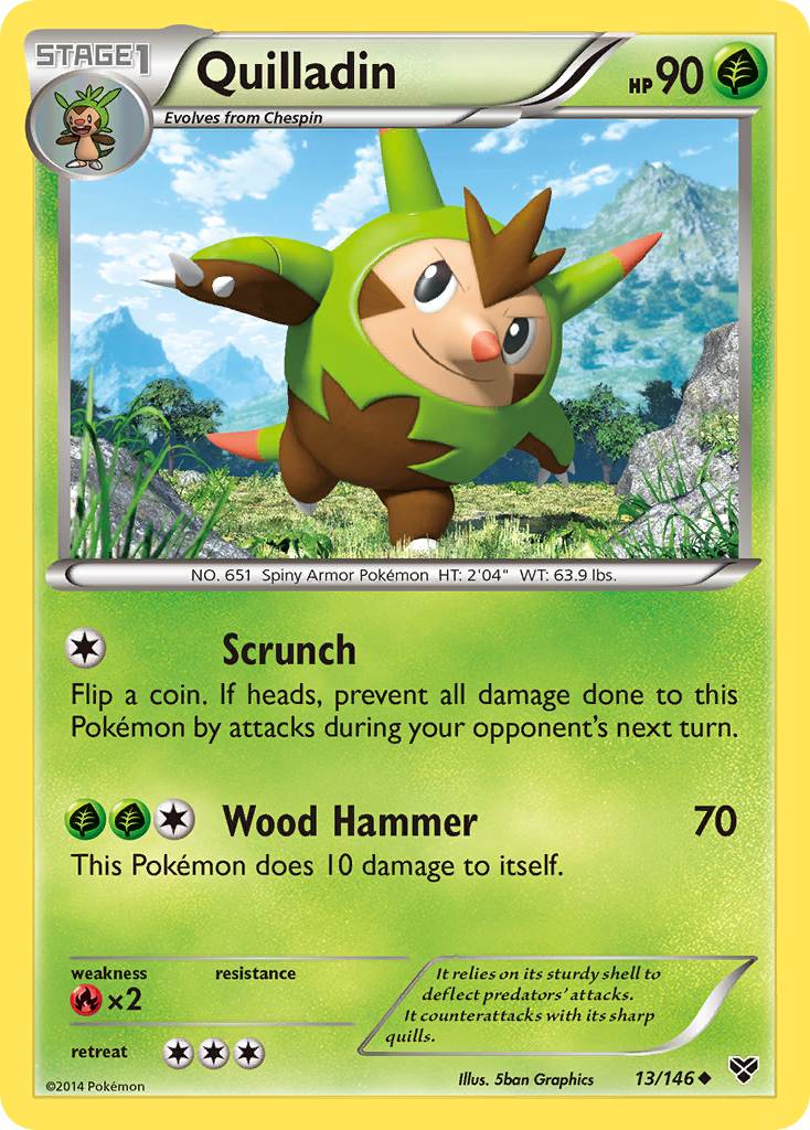 Quilladin (13/146) [XY: Base Set] | Eastridge Sports Cards & Games