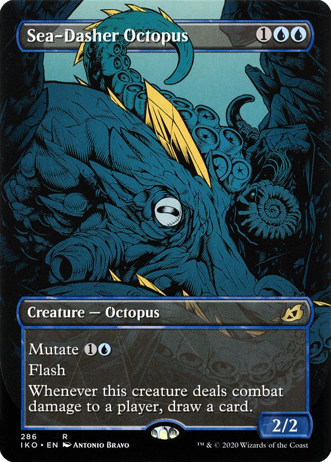 Sea-Dasher Octopus (Showcase) [Ikoria: Lair of Behemoths] | Eastridge Sports Cards & Games