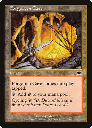 Forgotten Cave [Onslaught] | Eastridge Sports Cards & Games