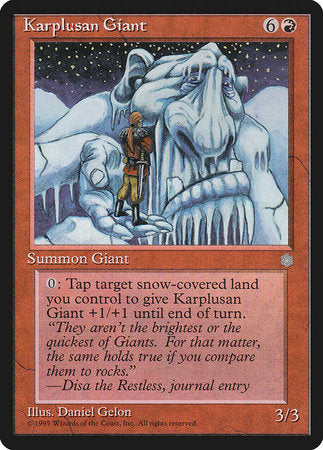 Karplusan Giant [Ice Age] | Eastridge Sports Cards & Games