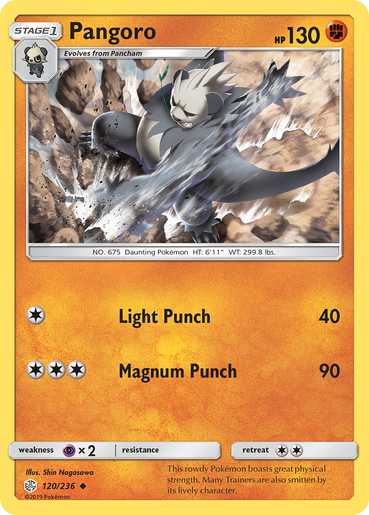 Pangoro (120/236) [Sun & Moon: Cosmic Eclipse] | Eastridge Sports Cards & Games