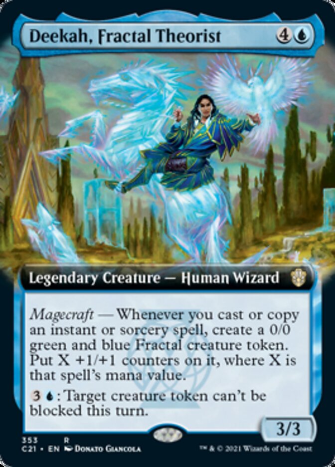 Deekah, Fractal Theorist (Extended) [Commander 2021] | Eastridge Sports Cards & Games