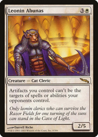 Leonin Abunas [Mirrodin] | Eastridge Sports Cards & Games