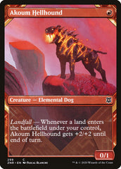 Akoum Hellhound (Showcase) [Zendikar Rising] | Eastridge Sports Cards & Games