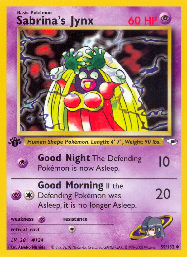 Sabrina's Jynx (59/132) [Gym Heroes 1st Edition] | Eastridge Sports Cards & Games