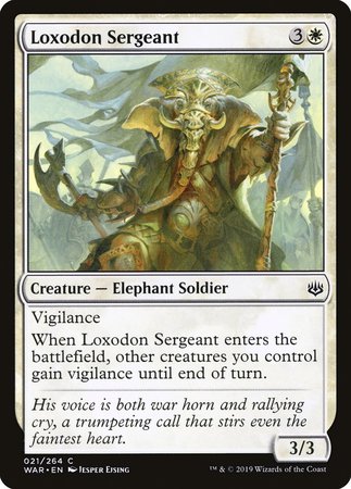 Loxodon Sergeant [War of the Spark] | Eastridge Sports Cards & Games