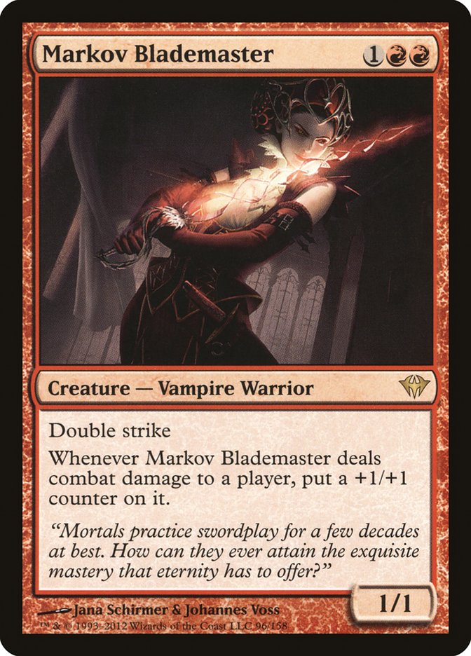 Markov Blademaster [Dark Ascension] | Eastridge Sports Cards & Games
